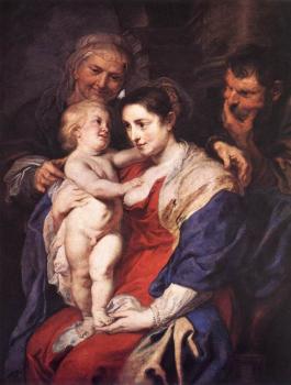 Peter Paul Rubens : The Holy Family with St. Anne